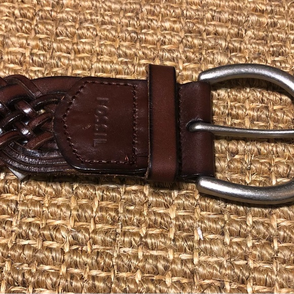 Fossil Women’s Woven Leather Belt in Size Small!  Beautiful! - Picture 5 of 8